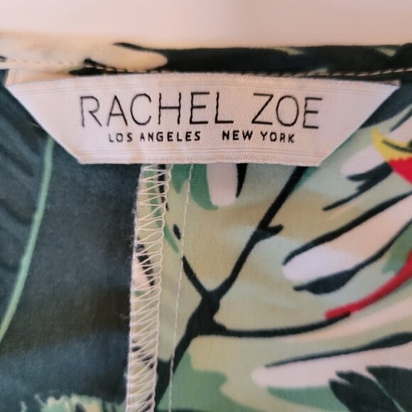 Rachel Zoe Tropical Print Maxi Kimono Swim Suit Beach Cover-Up Duster One Size - Picture 10 of 14